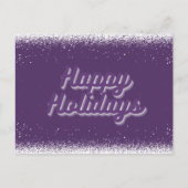 Happy Holidays Postcard Postkarte (Vorderseite)