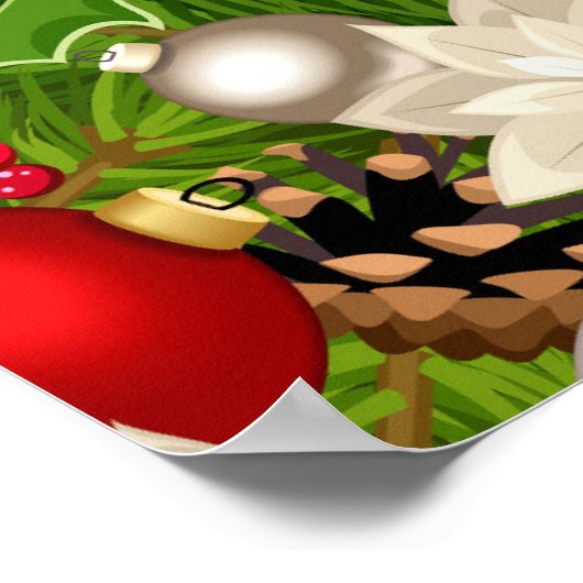 Happy Holidays Poster (Ecke)