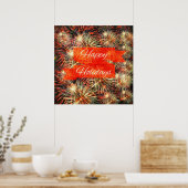 Happy Holidays Poster (Küche)