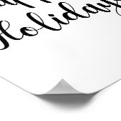 Happy Holidays Poster (Ecke)