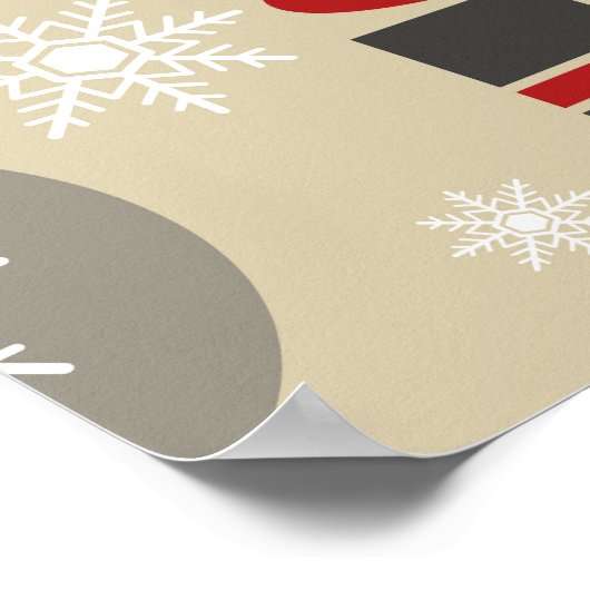 Happy Holidays Poster (Ecke)