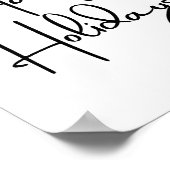 Happy Holidays Poster (Ecke)