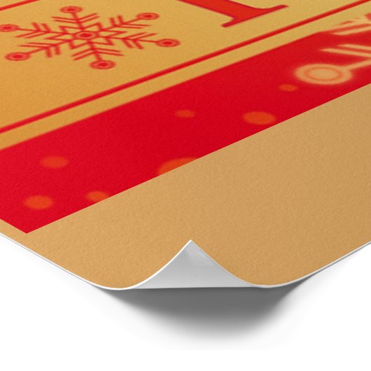 HAPPY HOLIDAYS POSTER (Ecke)