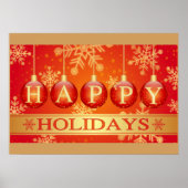 HAPPY HOLIDAYS POSTER (Vorne)