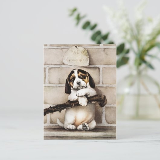 Happy Holidays Postkarte (Stehend Vorderseite)