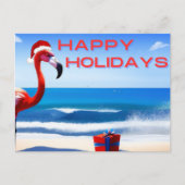 Happy Holidays Postkarte (Vorderseite)