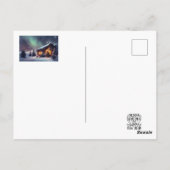 Happy Holidays Postkarte (Rückseite)