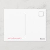 Happy Holidays Postkarte (Rückseite)