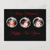 Happy Holidays Postkarte (Vorderseite)