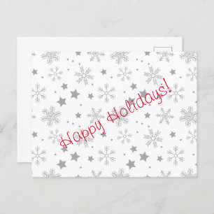Happy Holidays Postkarte
