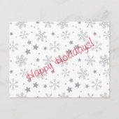 Happy Holidays Postkarte (Vorderseite)