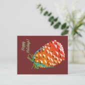 Happy Holidays Postkarte (Stehend Vorderseite)