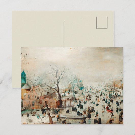 Happy Holidays Postkarte (Vorne/Hinten)