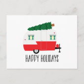 Happy Holidays Postkarte (Vorderseite)