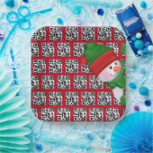 Happy Holidays QR Codes mit Snowman Pappteller (Party)