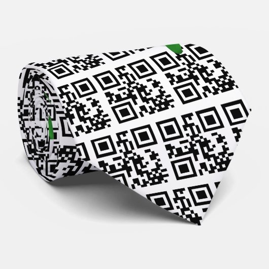 Happy Holidays QR Codes und Snowman Krawatte (Gerollt)