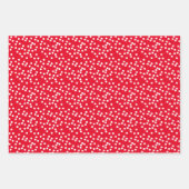 Happy Holidays - Red Christmas Patterns Geschenkpapier Set (Vorderseite 3)