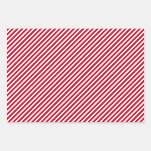 Happy Holidays - Red Christmas Patterns Geschenkpapier Set (Vorderseite 2)