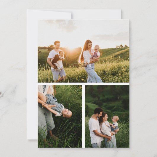 Happy Holidays Red Hand Drawn Bow Winter 4 Foto Einladung (Rückseite)