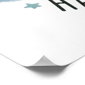 Happy Holidays Reindeer Poster (Ecke)