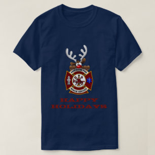 Happy Holidays Rentier Vancouver Fire Rescue T-Shirt