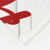 Happy Holidays Rentier Weihnachtsskript Fleecedecke (Ecke)