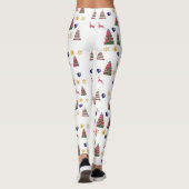 Happy Holidays Rentiers Leggings (Rückseite)