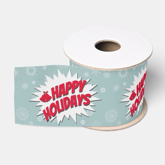 Happy Holidays Ripsband (Spule)