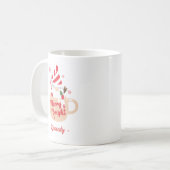Happy Holidays - Rosa Tasse Hot Cocoa Merry & Brig (Vorderseite Links)