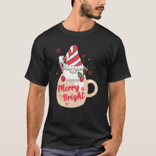 Happy Holidays - Rosa Tasse Hot Cocoa Merry & Brig T-Shirt