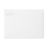 Happy Holidays Rose Gold Pink Imitate Glitzer (Vorderseite)