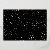 Happy Holidays Rose Goldene Foil Script Folieneinladung (Rückseite)