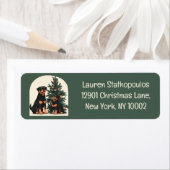 Happy Holidays Rottweiler Hunde (Insitu)