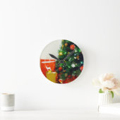 HAPPY HOLIDAYS RUNDE WANDUHR (Zuhause)