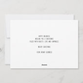 Happy Holidays Santa Bee Weihnachten (Rückseite)