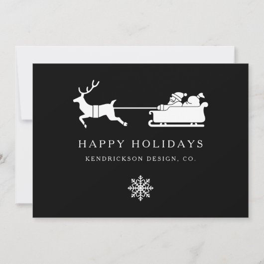 HAPPY HOLIDAYS SANTA CLAUS Corporate Business (Vorderseite)