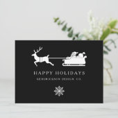 HAPPY HOLIDAYS SANTA CLAUS Corporate Business (Stehend Vorderseite)