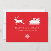 HAPPY HOLIDAYS SANTA CLAUS Corporate Business (Vorderseite)