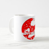 Happy Holidays - Santa Claus - Kaffeetasse (Vorderseite Links)