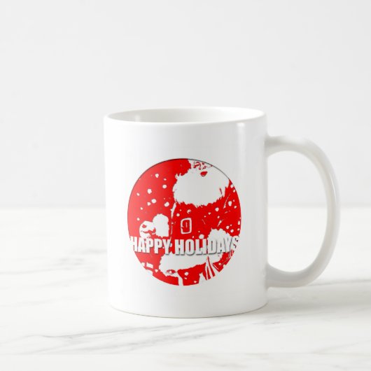 Happy Holidays - Santa Claus - Tasse (Rechts)