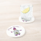 Happy Holidays Santa Claus Untersetzer (Seite)