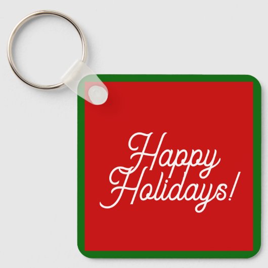 Happy Holidays Schlüsselanhänger (Vorderseite)