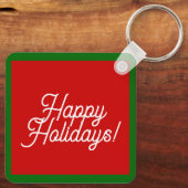 Happy Holidays Schlüsselanhänger (Rückseite)