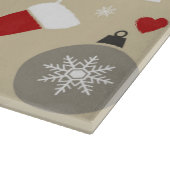Happy Holidays Schneidebrett (Ecke)