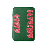 Happy Holidays schöner Phantastischer Roter Text G Badematte (Vorderseite Vertikal)