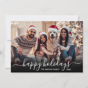 Happy Holidays Script 2 Foto Weihnachten