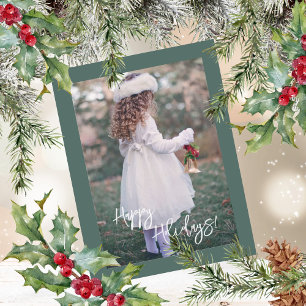 Happy Holidays Script Foto Weihnachten