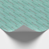 Happy Holidays Script Hand Lettered Modern Simple Geschenkpapier (Ecke)