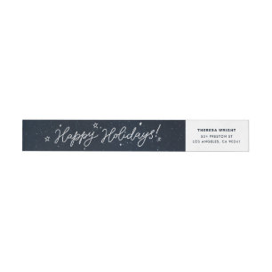 Happy Holidays Script Starry Night