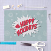 Happy Holidays Seidenpapier (Handwerk)